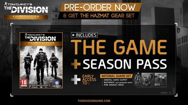 خرید سی دی کی بازی Tom Clancy's The Division Gold Edition