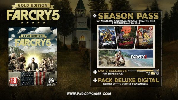 خرید سی دی کی اریجینال یوپلی بازی Far Cry 5 Gold Edition