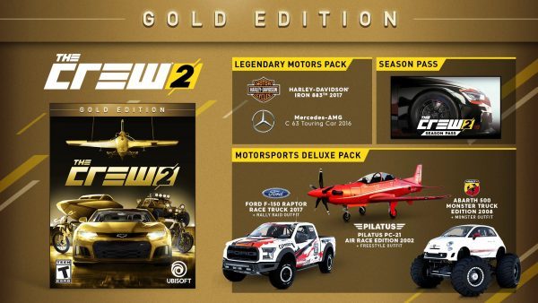خرید سی دی کی اریجینال یوپلی بازی The Crew 2 Gold Edition