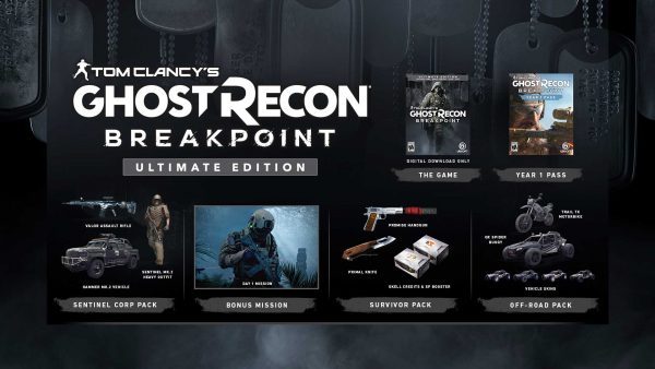 خرید اکانت یوپلی بازی Tom Clancys Ghost Recon Breakpoint Ultimate Edition