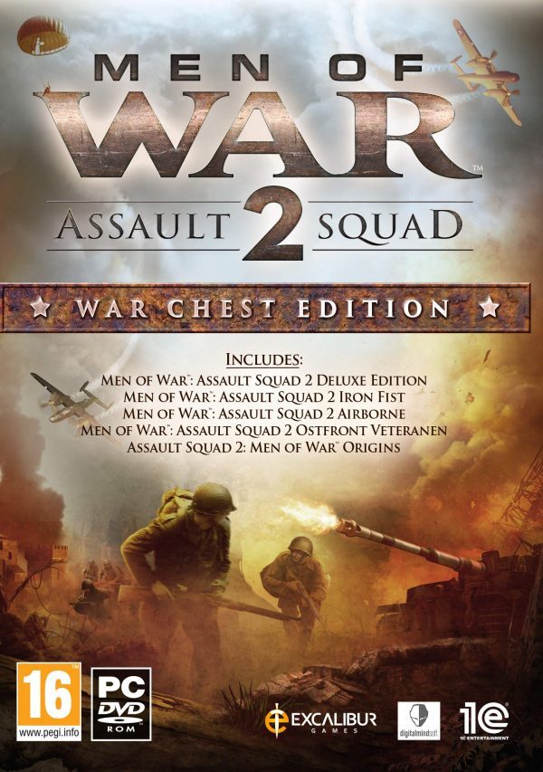 سی دی کی اریجینال استیم بازی Men Of War: Assault Squad 2 - War Chest Edition