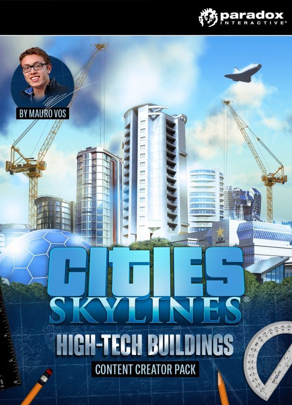 سی دی کی اریجینال استیم Cities: Skylines - Content Creator Pack: High-Tech Buildings