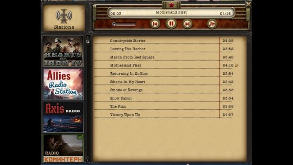 سی دی کی اریجینال استیم Hearts Of Iron IV - Radio Pack