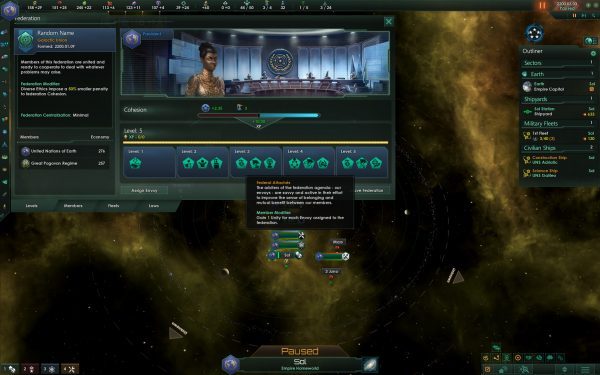 سی دی کی اریجینال استیم Stellaris: Federations
