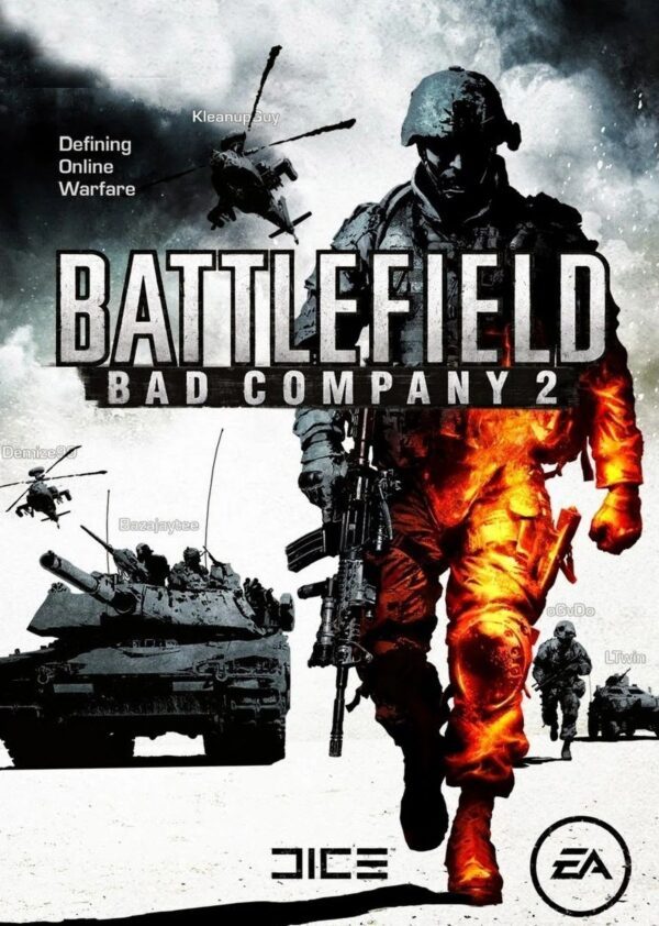 سی دی کی اریجینال بازی Battlefield: Bad Company 2