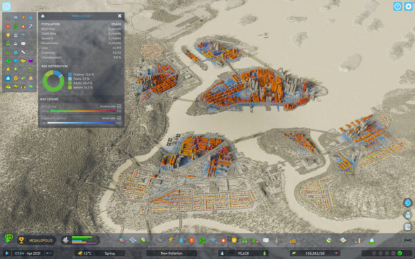 سی دی کی اریجینال بازی Cities: Skylines II